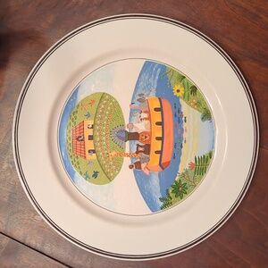 Villeroy & Boch Design Naif Dinner Plate - Noah's Ark, 10.5 in